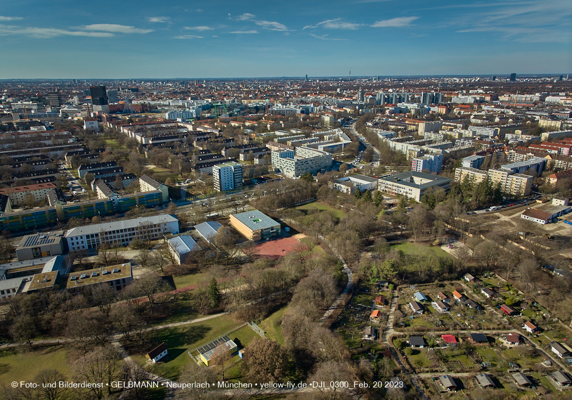 20.02.2023 -  der verschwundene Hachinger Bach in Neuperlach und Berg am Laim